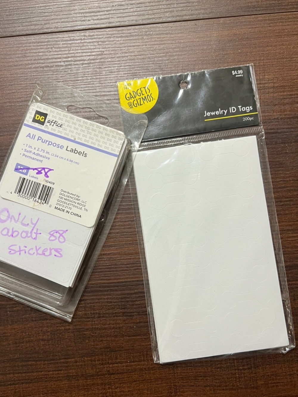 All Purpose Labels and jewelry tags #334